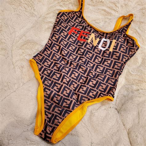 fendi xl 1 piece swimsuit